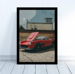 Plakat 'Samochód' w ramie 30x40cm rama