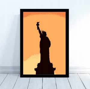 Plakat 'Statua wolności' w ramie 30x40cm USA Stany