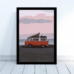 Plakat 'Wycieczka' w ramie 30x40cm prezent