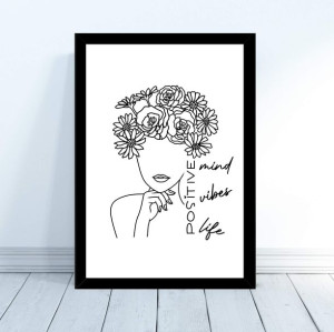 Plakat dla kobiety prezent na święta 30x40cm kwiat