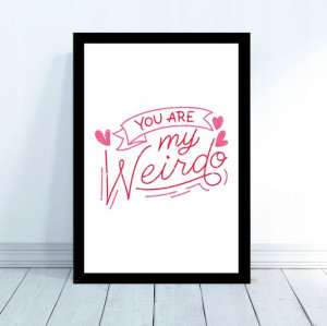 Plakat Dzień Kobiet Miłość Weirdo 30x40 prezent