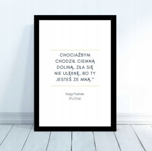 Plakat Jezus prezent na Chrzest Komunię 30x40