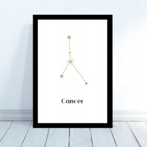 Plakat Znak Zodiaku Gwiazdozbiór Rak 30x40 prezent