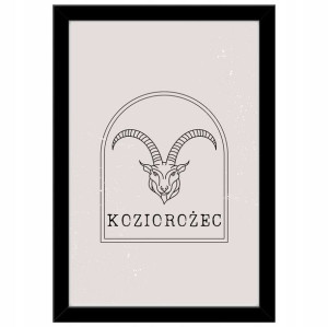 Plakat znak zodiaku Koziorożec 30x40 cm prezent