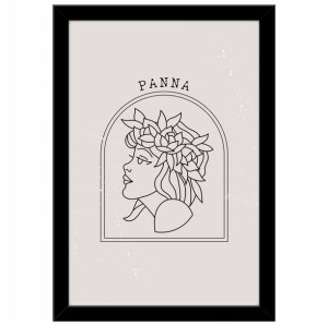 Plakat znak zodiaku Panna 30x40 cm prezent