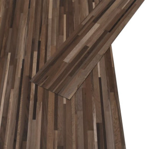 SAMOPRZYLEPNE PANELE PODŁOGOWE, WINYLOWE PVC, 5,02 m², 2 mm, brązowe paski