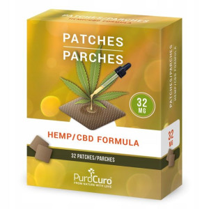Plastry CBD PuroCuro 32 szt x 32 mg / 1024 mg CBD