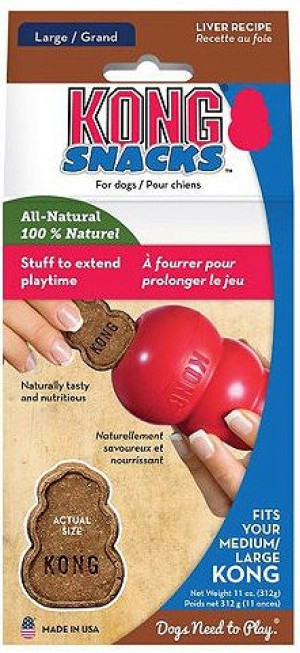 KONG Stuff ' n Liver Snacks L ciastka 312g