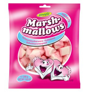 Marsh-mallows pianki hearts 200g
