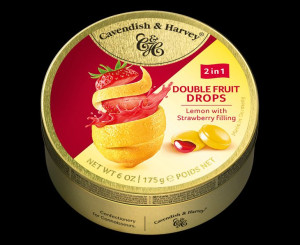 Cavendish & Harvey Double fruit lemon strawberry 175g