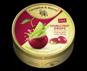 Cavendish & Harvey Double fruit cherry lime 175g