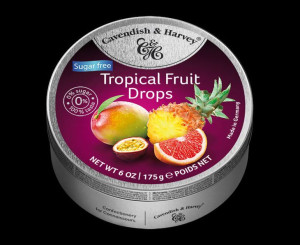 Cavendish & Harvey Tropical fruit sugar free 175g