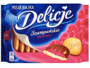 Ciastka Delicje 294g malinowe