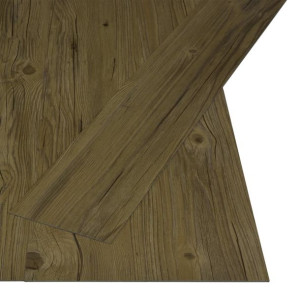 Samoprzylepne Panele Podłogowe Winylowe Pvc 4,46m², 3mm Pvc, Brązowe