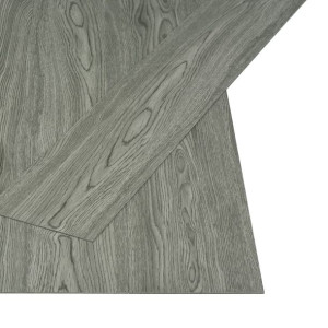 Samoprzylepne Panele Podłogowe Winylowe Pvc 4,46m², 3mm Szare