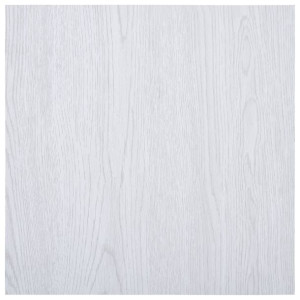 Samoprzylepne Panele Podłogowe Winylowe Pvc 5,11 M², 1,5 Mm Białe