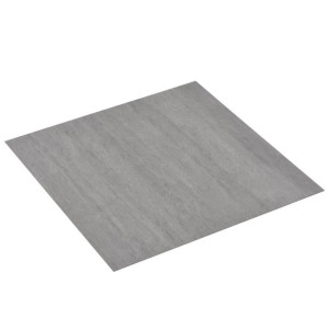 Samoprzylepne Panele Podłogowe Winylowe Pvc 55 Szt. 5,11 M², 1,5 Mm Szare