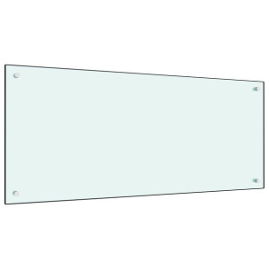 SZKLANY PANEL OCHRONNY DO KUCHNI BIAŁY, 120 x 50 cm, hartowane szkło