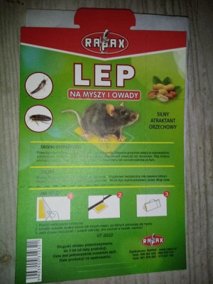 Lep na myszy i owady biegające RAPAX