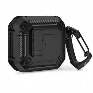 Tech-Protect X-CARBO APPLE AIRPODS PRO 1/2 czarny