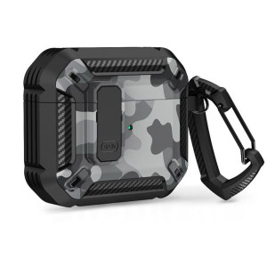Tech-Protect X-CARBO APPLE AIRPODS PRO 1/2 MORO szary