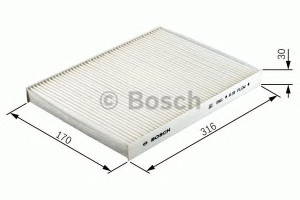 Filtr kabinowy BOSCH 1987432102 CU3139-2