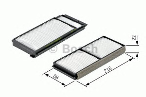 Filtr kabinowy BOSCH 1987432163 CU22001-2