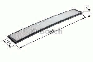 Filtr kabinowy BOSCH 1987432424 CUK8430
