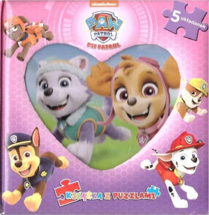 Książka z Puzzlami 2 Psi Patrol Puzzle 5 Układanek