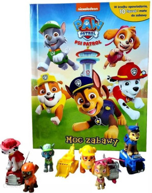 Psi Patrol Książka + Mata Figurki+10 Figurek
