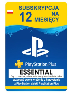 Playstation Plus - Essential - 12 miesięcy PSN
