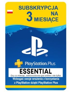 Playstation Plus - Essential - 3 miesiące PSN