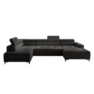 Narożnik U na nóżkach HUGO XL z  funkcją relax/kolory do wyboru