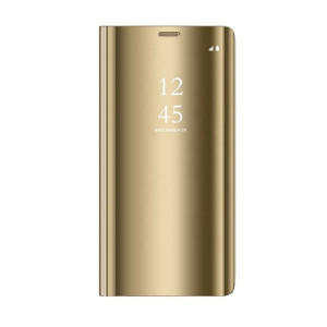 Etui Smart Clear View do Samsung Galaxy A12 / M12 złoty