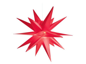 Gwiazda bożonarodzeniowa świetlna LED Lampa czerwona
