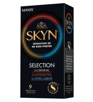 SET SKYN SELECTION 3x Original + 3x Intense Feel + 3x Extra Lubrifie