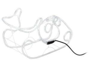 Figura świetlna LED 3D Sanie święta
