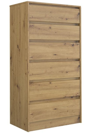 Komoda Karo K6 - Dąb Artisan