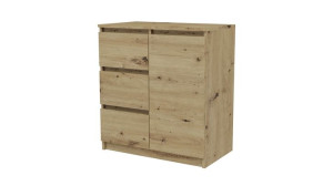 Komoda Malaga 1d3s Dąb Artisan
