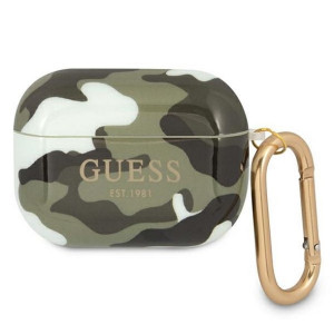 Guess etui do AirPods Pro GUAPUCAMA khaki Camo Collection