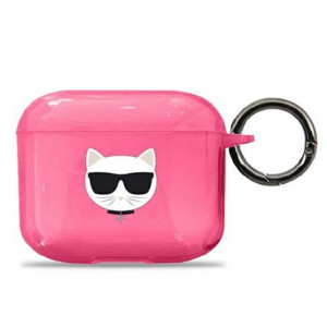 Karl Lagerfeld etui do Airpods 3 KLA3UCHFP różowe Choupette