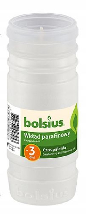 Wkład parafinowy do zniczy BOLSIUS 3 Dni 1szt
