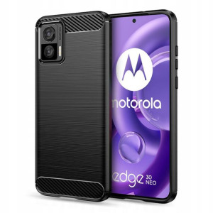 Tech-Protect TPUCARBON MOTOROLA Edge 30 NEO czarny
