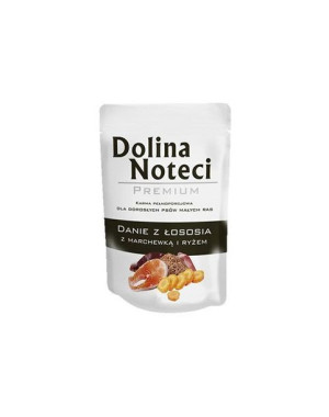 DOLINA NOTECI Danie z łososiem, marchwią i ryżem 300g