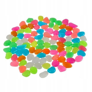 Kamienie Świecące Fluorescencyjne Kamyki 100szt