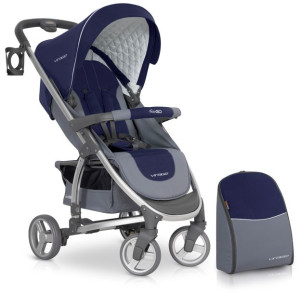 Wózek spacerowy 0+ VIRAGE DENIM EASY-GO + TORBA + AKCESORIA