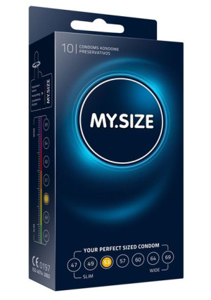 Prezerwatywy klasyczne na wymiar MYSIZE 53mm 10szt