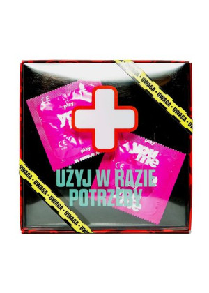 Awaryjna Prezerwatywa śmieszny prezent 18 urodziny