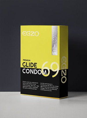 Prezerwatywy klasyczne dodatkowo nawilżone Glide 3 sztuki