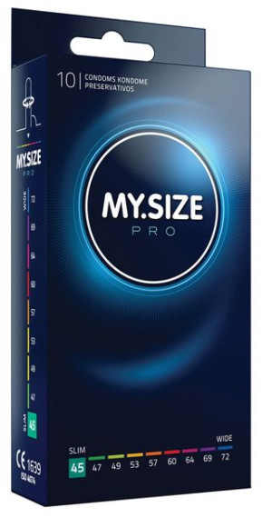 Profesjonalne prezerwatywy MYSIZE PRO 45mm 10szt